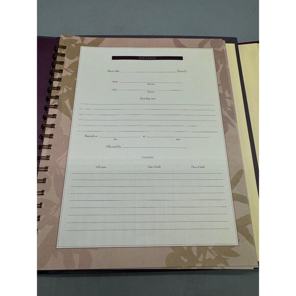 Our Family Tree Family Heritage Keepsake Album For Photos & Memories READ - Picture 9 of 13